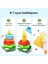 Çocukların Rainbow Circle Stacking Music Game, Baby Puzzle Early Education, Baby 12 Ay, 6 Halka, Tumbler 0-3 Yaşlı (Yurt Dışından) 4