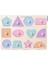 Baby Handheld Montessori Panel Macaron Magnetic Puzzle Form Cognitive Matching Board's Intelligence Development Oyunu (Yurt Dışından) 1