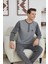 Uzun Kol Erkek Pijama 9257 1