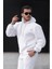 Premium Kalite Beyaz 3iplik Kalın Sweatshirt Unisex 1