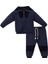248217 Erkek Bebek 3 Ip Tirko Yaka Yarım Fermuar Özgün Lacivert 2'li Takım 1