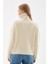 Yakası Fermuarlı Sweat Bej 9