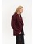Allegany Bordo Bel Oturmalı Blazer 3