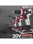 Profesyonel 20V 80NM. Akülü Darbeli Delme Vidalama 4A Çift Akü Çantalı XSP20V-4041 3