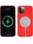 Apple iPhone 12 Pro Max Uyumlu Kılıf Silksafe Wireless Kapak, Kırmızı 1