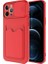 Apple iPhone 12 Pro Max Uyumlu Kılıf Kartix Kapak, Kırmızı 1
