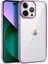 Apple iPhone 14 Pro Max Uyumlu Kılıf Pixel Kapak, Açık Mor 1