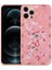 Apple iPhone 13 Pro Uyumlu Kılıf Desenli Sert Silikon Mumila Kapak, Pink Mouse 1