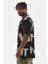 Baskılı Oversize T-Shirt - Siyah 5