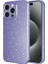 Apple iPhone 15 Pro Max Uyumlu Kılıf Kamera Korumalı Simli Lüks Koton Kapak, Mor 1