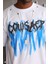 Oversize Kolye Dahil T-Shirt - Beyaz 1