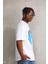 Oversize Kolye Dahil T-Shirt - Beyaz 5