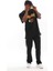 Oversize Kolye Dahil T-Shirt - Siyah 4