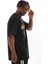 Oversize Kolye Dahil T-Shirt - Siyah 5