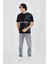 Erkek Baskılı T-Shirt - Siyah 3