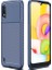 Samsung Galaxy A01 Uyumlu Kılıf Negro Silikon Kapak, Lacivert 1