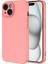Apple iPhone 15 Plus Uyumlu Kılıf Mara Lansman Kapak, Pembe 1