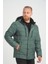 Erkek Kapüşonlu Içi Polarlı %100 Polyester Şişme Mont 1