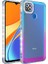 Xiaomi Redmi 9c Uyumlu Kılıf Simli ve Renk Geçiş Tasarımlı Lens Korumalı Park Kapak 1