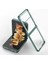 Samsung Galaxy Z Flip 3 Uyumlu Kılıf Kıpta Kapak, Koyu Yeşil 1