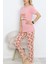 Desenli Pijama Takımı Pudrakahve - 18735.1567. 5