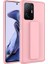 Xiaomi Mi 11T 5g Uyumlu Kılıf Qstand Kapak, Pembe 1