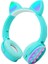 CXT-950 Rgb LED Işıklı Kedi Kulağı Band Tasarımı Ayarlanabilir Katlanabilir Kulak Üstü Bluetooth Kulaklık 1