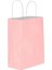 Pembe Hediyelik Kağıt Torba 18X24X8CM 25 Adet 1