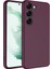 Samsung Galaxy S23 Uyumlu Kılıf Mara Lansman Kapak, Koyu Mor 1
