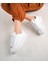 Unisex Klasik Bağcıklı Ortopedik Spor Sneaker Ayakkabı-Beyaz 1