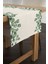 Keten Görünümlü Yaprak Desenli Runner 40X140 1