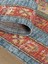 Antik 1111 Klasik Vintage Salon Halısı Renkli Retro Mutfak Halısı Tozumaz İnce Makine Halısı 100x200 4