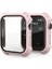 Apple Watch 7 45MM Uyumlu Tank Zırh Kasa ve Mat Görünümlü Ekran Koruyucu Watch Gard 11 Pembe 1