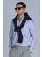 Frederik Erkek Basic Gömlek Slim Fit Açık Mavi 5