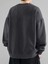 Erkek Believe Baskılı Oversize Bisiklet Yaka Sweatshirt 2