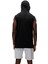 Bad Net Sleeveless Siyah Hoodie Sweatshirt 2