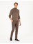 Erkek Kahverengi Slim Fit Kanvas Pantolon 50292346-VR029 1