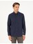 Erkek Lacivert Regular Fit Uzun Kollu Gömlek 50292106-VR033 1
