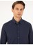 Erkek Lacivert Regular Fit Uzun Kollu Gömlek 50292106-VR033 2
