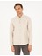 Erkek Bej Slim Fit Uzun Kollu Gömlek 50297998-VR011 1