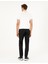 Erkek Siyah Slim Fit Kanvas Pantolon 50292346-VR046 4