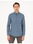 Erkek Mavi Slim Fit Uzun Kollu Gömlek 50293756-VR036 1