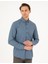 Erkek Mavi Slim Fit Uzun Kollu Gömlek 50293756-VR036 3