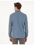 Erkek Mavi Slim Fit Uzun Kollu Gömlek 50293756-VR036 5