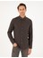 Erkek Kahverengi Slim Fit Uzun Kollu Gömlek 50298570-VR029 3
