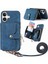 Iphone 16 Için Kılıf Artı 7 Kart Yuvaları Standı Fermuar Kapatma Ayarlanabilir (Yurt Dışından) 1