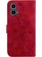 Motorola Moto G24 Kickstand Cüzdan Kabartmalı Zambak Manyetik Için Flip Case (Yurt Dışından) 5