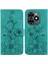 Tecno Spark G0 2024 Manyetik Kabartmalı Zambak Kart Tutucu Için Flip Case (Yurt Dışından) 5