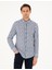 Erkek Lacivert Slim Fit Uzun Kollu Gömlek 50292143-VR033 1