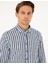 Erkek Lacivert Slim Fit Uzun Kollu Gömlek 50292143-VR033 2